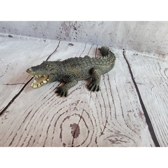Schleich Crocodile Alligator Plastic Figure 2007 D-73527 - Picture 1 of 7